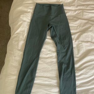 Lululemon align 7/8 leggings- sage green